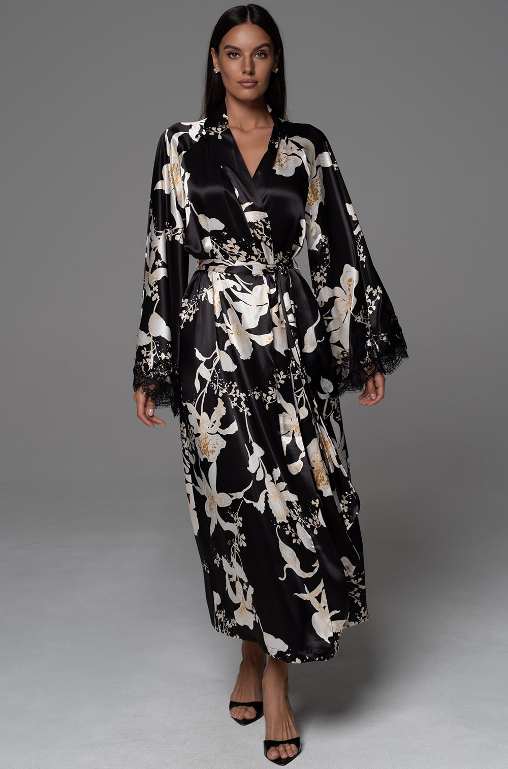 Длинный запашной халат Mia-Amore 4779 "Arabel"