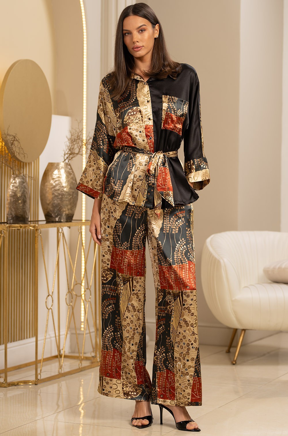 Комплект жакет и брюки Mia-Amore 4426 "Klimt"