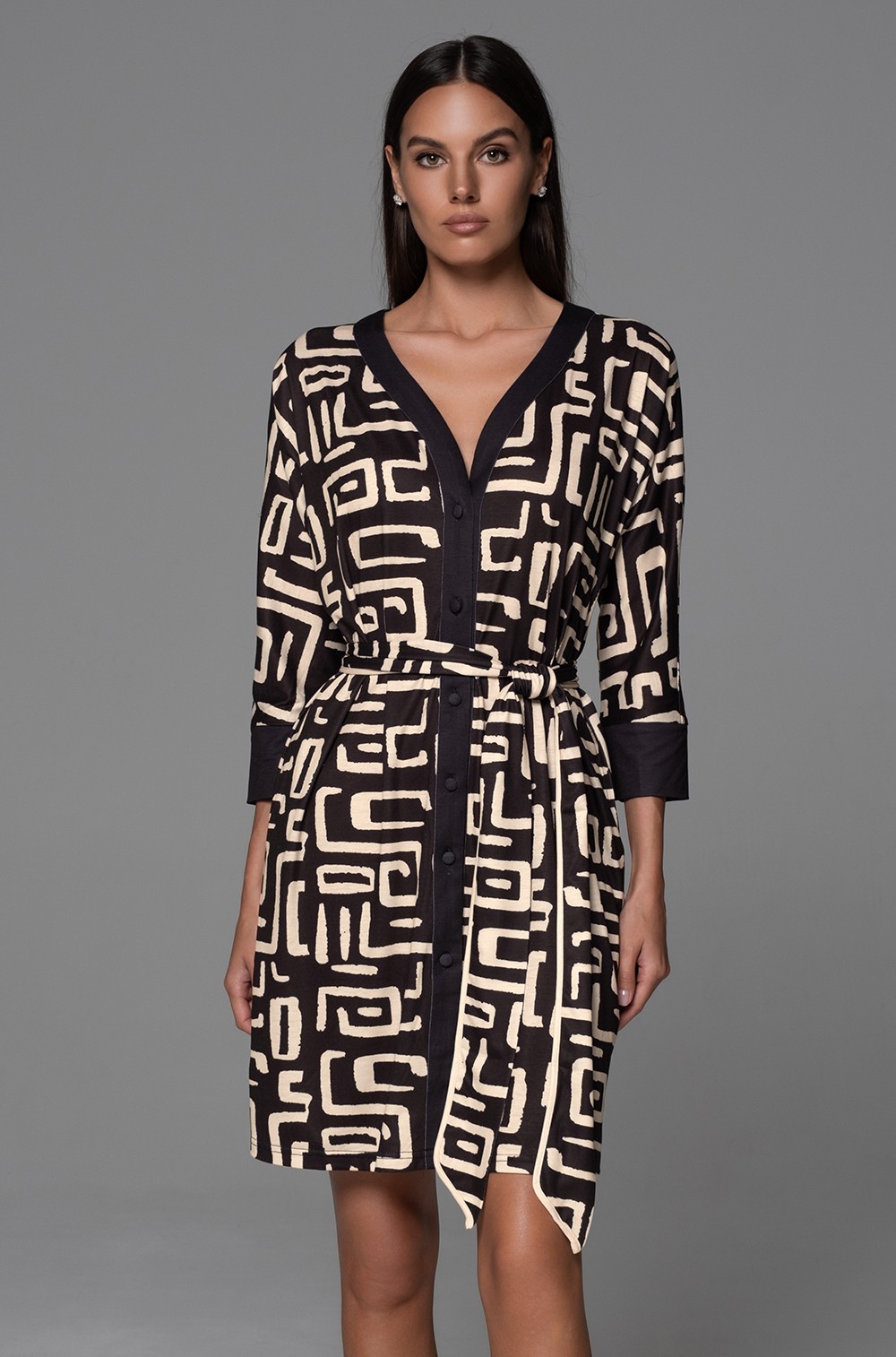 Короткий халат Mia-Amore 5597 "Nola"