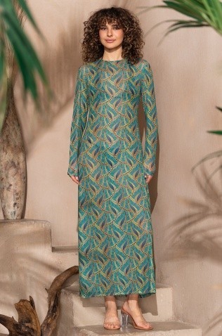 Длинное платье-туника Mia-Amore 2188 "Luminel"