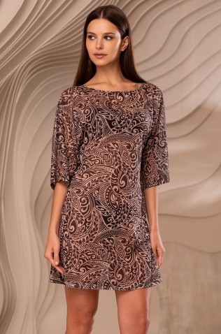 Короткая туника свободного силуэта Mia-Amore 2393 "Beverly"