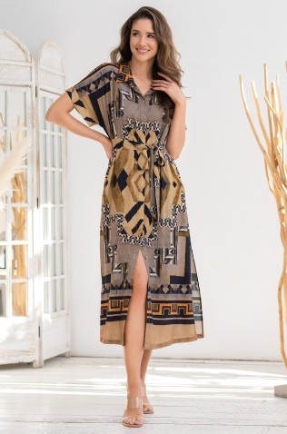 Длинная рубашка на пуговицах Mia-Amore 5287 "Martinika"