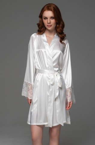 Короткий запашной халат Mia-Amore 4703 "Adelaida"