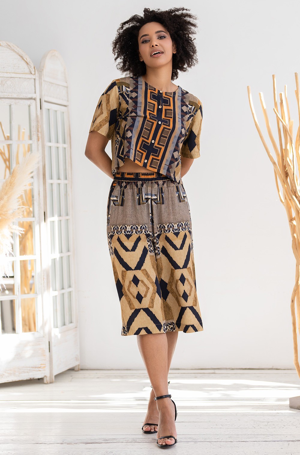 Комплект рубашка и шорты Mia-Amore 5282 "Martinika"