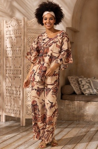 Комплект топ и брюки Mia-Amore 5456 "Ephiopia"