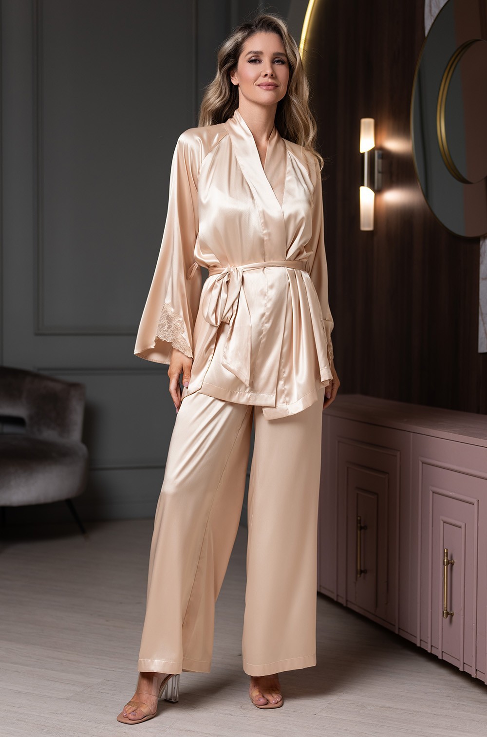 Комплект жакет и брюки Mia-Amore 4596 "Lilirose"