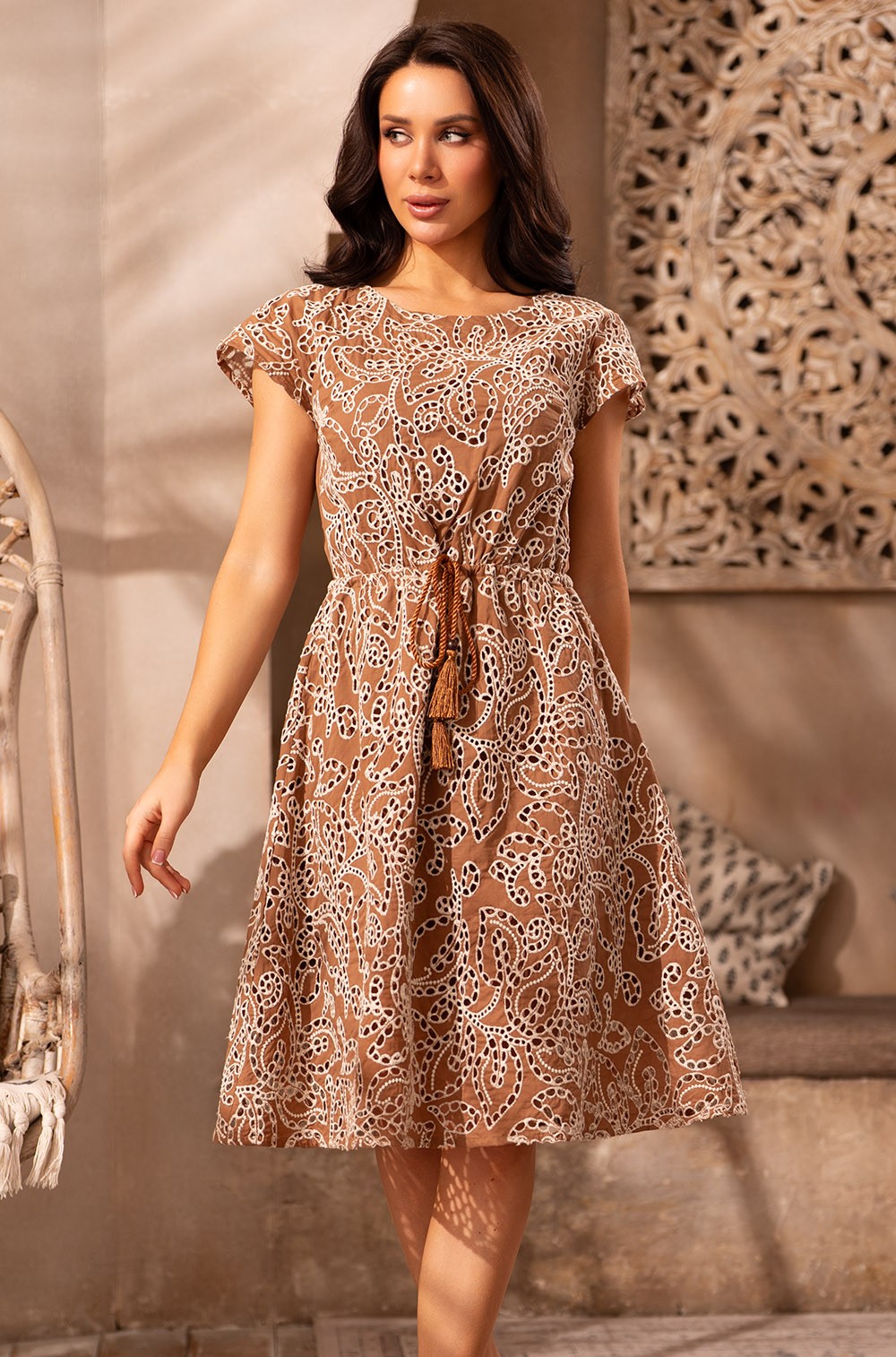 Платье туника свободного силуэта Mia-Amore 6001 "Barbados"