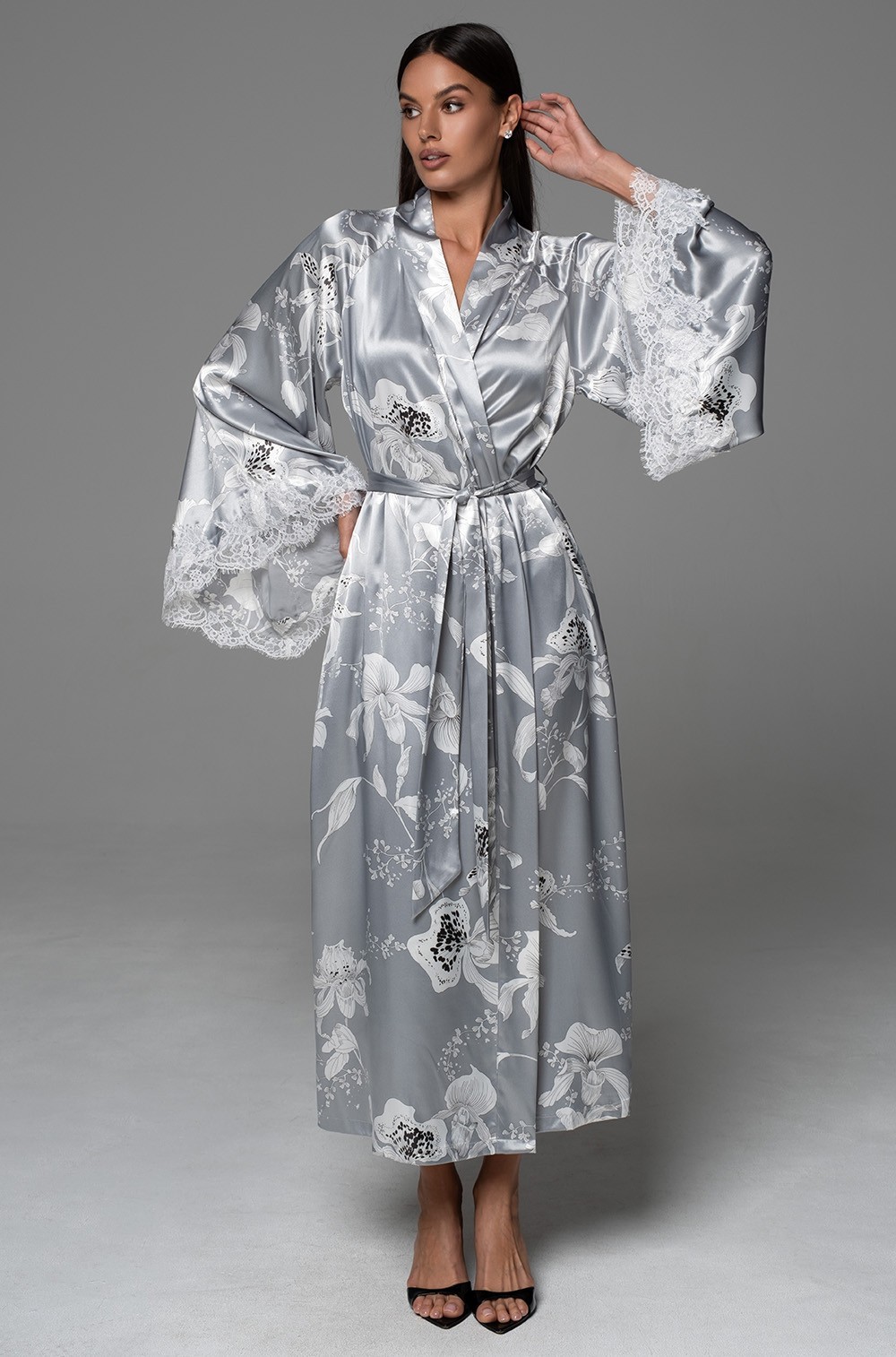 Длинный запашной халат Mia-Amore 4779 "Arabel"