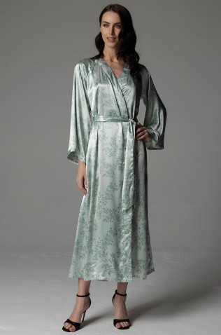 Длинный запашной халат Mia-Amore 4919 "Tiffany"
