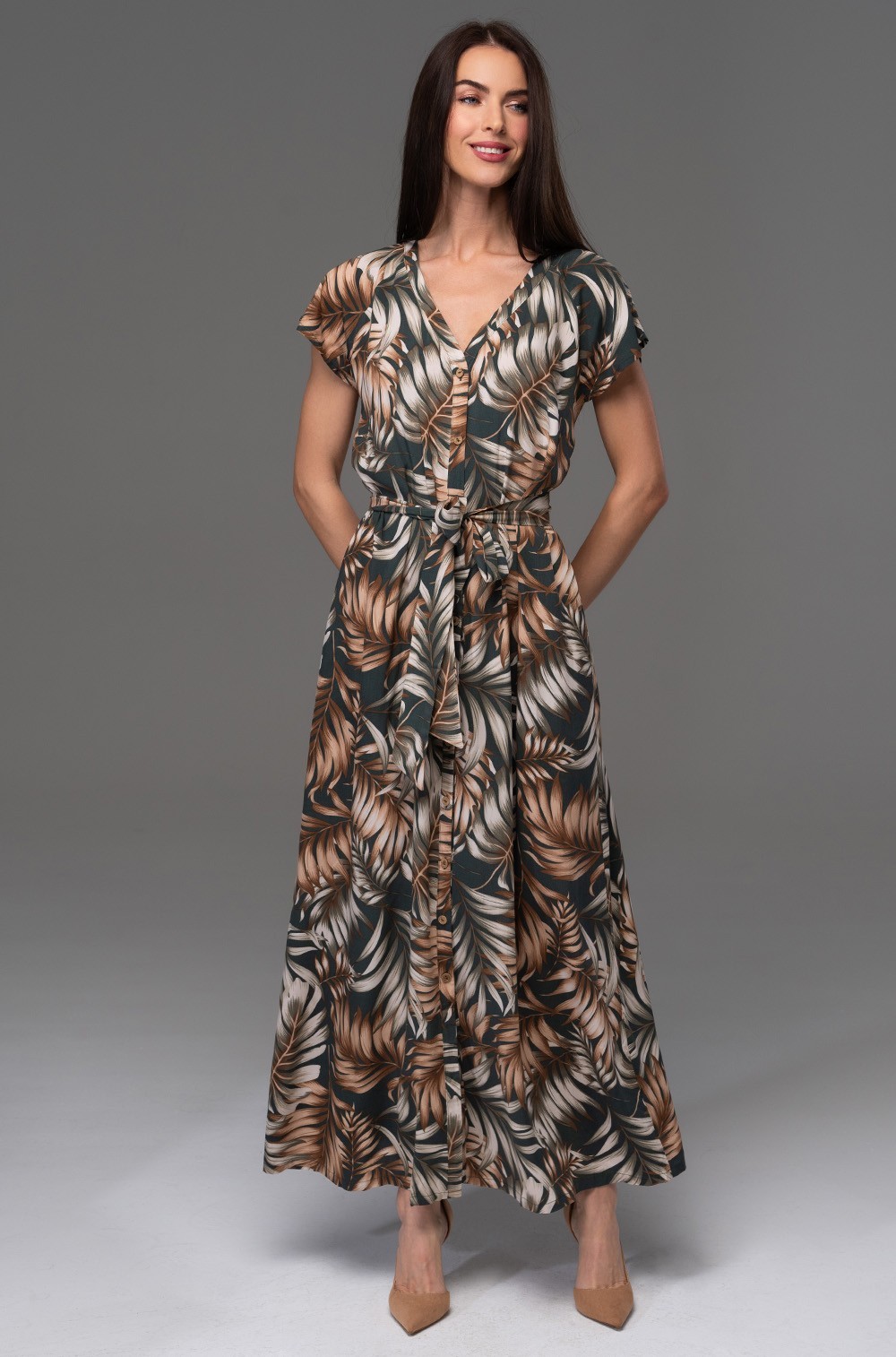 Удлиненное платье рубашка Mia-Amore 5398 "Samui"