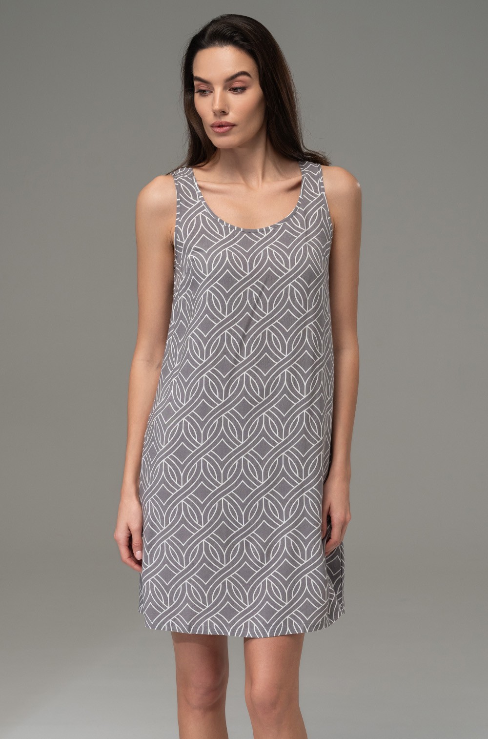 Короткая классическая сорочка Mia-Amore 5360 "Damask"