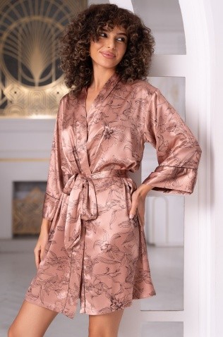 Короткий халат Mia-Amore 9133 "Sienna"