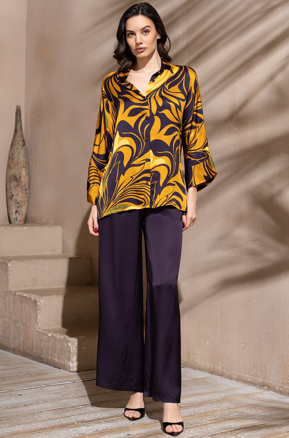 Комплект рубашка и брюки Mia-Amore 4546 "Marcela"