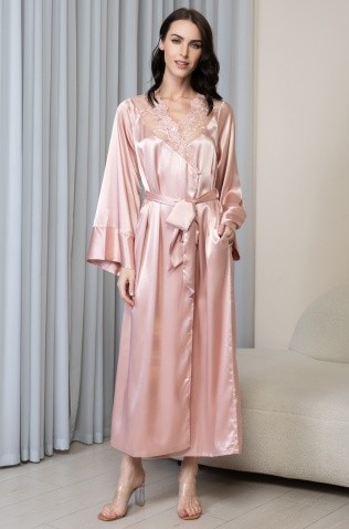 Длинный запашной халат Mia-Amore 4829 "Anabella"