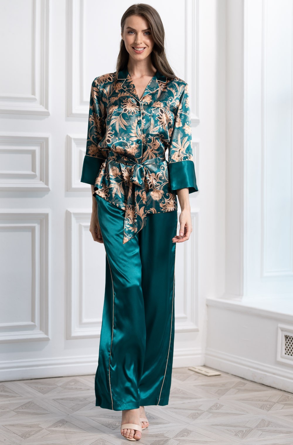 Комплект рубашка и брюки Mia-Amore 3741 "Emerald"