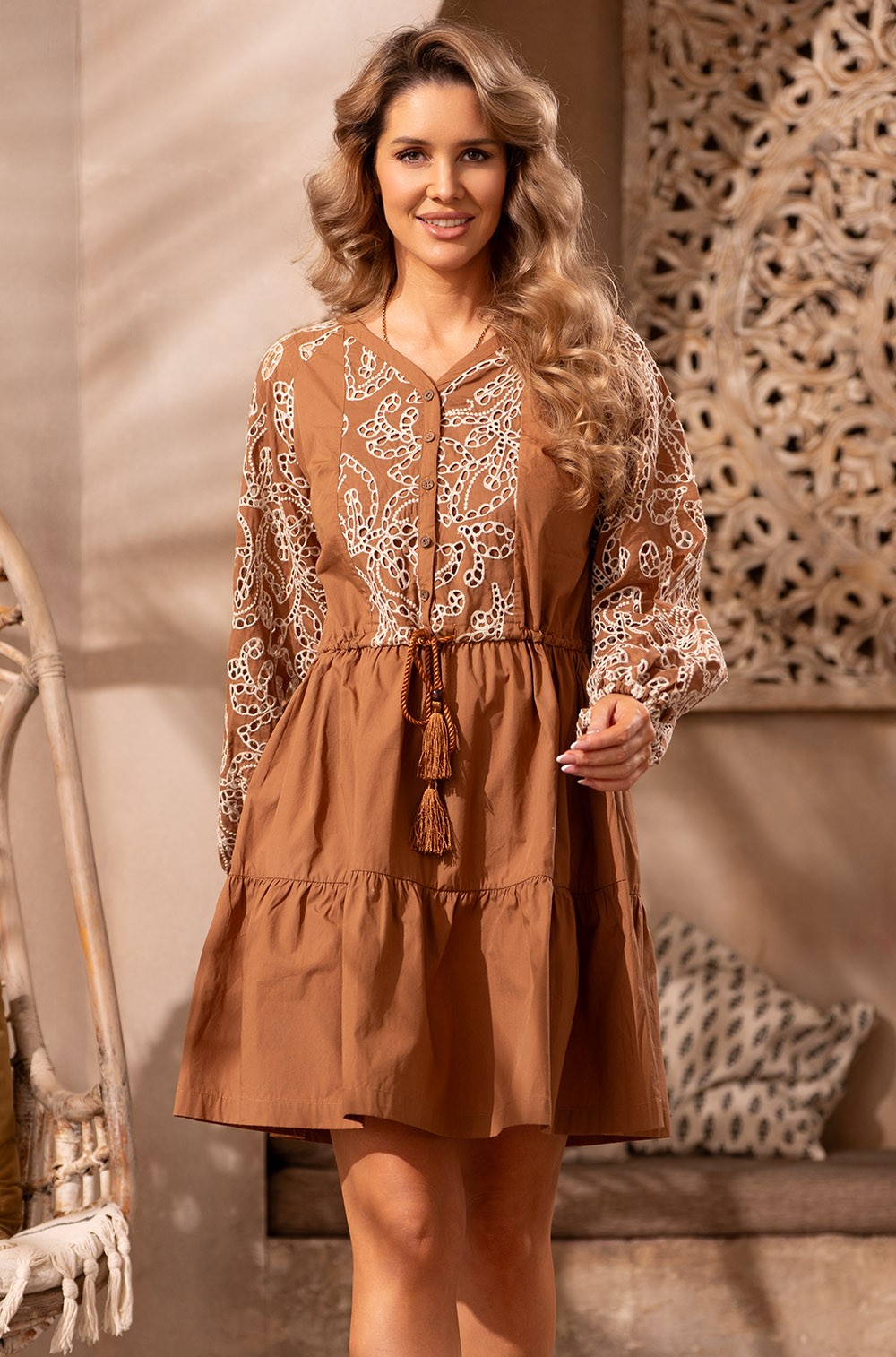 Короткая туника свободного силуэта Mia-Amore 6003 "Barbados"