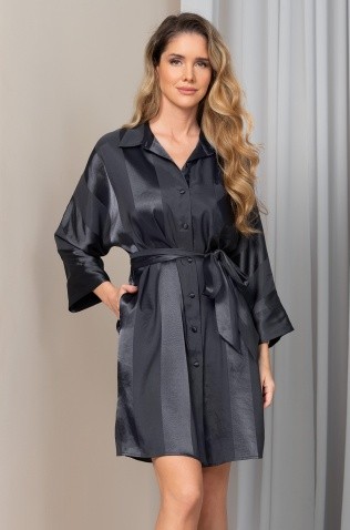Халат свободного силуэта с застежкой на пуговицы Mia-Amore 7547 "Ilona"