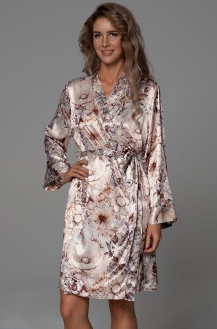 Короткий халат - кимоно Mia-Amore 4783 "Laurel"