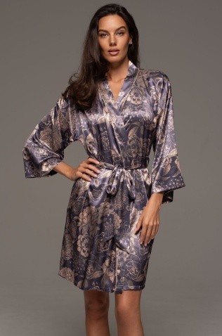 Короткий халат - кимоно Mia-Amore 4683 "Giaconda"