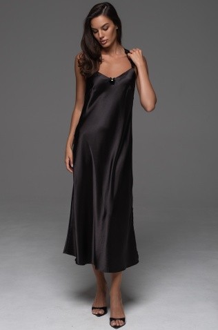 Длинная сорочка полуприлегающего силуэта Mia-Amore 4748 "Merlot"