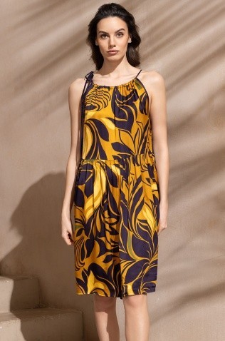 Короткий сарафан свободного силуэта Mia-Amore 4540 "Marcela"