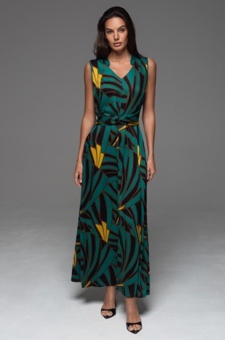 Длинный сарафан Mia-Amore 5530 "Malachite"