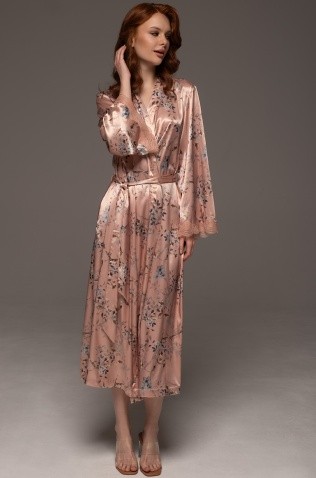 Длинный запашной халат Mia-Amore 4649 "Fiora"