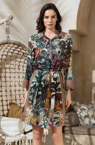 Короткая рубашка Mia-Amore 5347 "Palmetta"