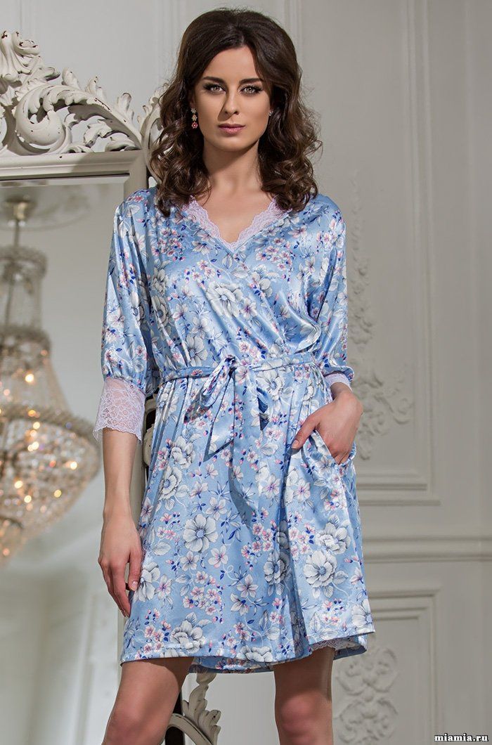 Короткий халат Mia-Mella "Nikolle" 9913 продажи по России