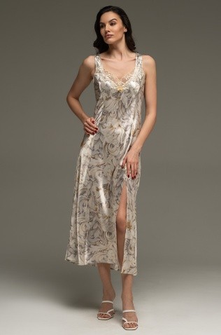 Длинная сорочка на широких бретелях Mia-Amore 4584 "Eilin"