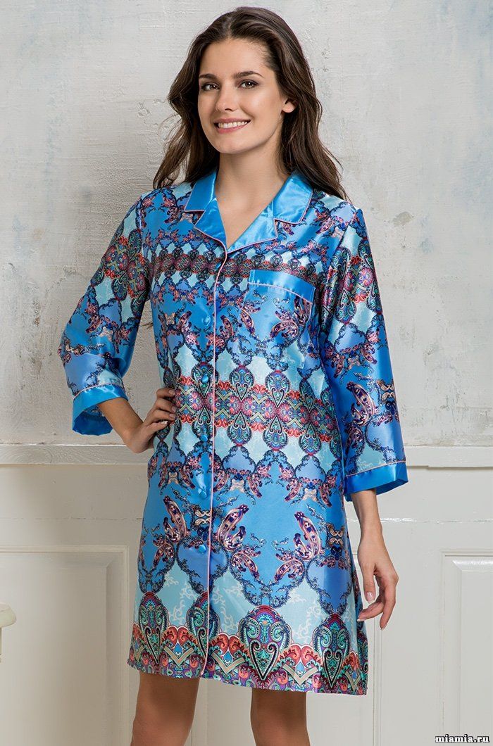 Рубашка-халат Mia Sofia 9855 "Azzurra" 