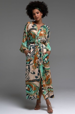 Платье рубашка свободного силуэта Mia-Amore 4560 "Capri"