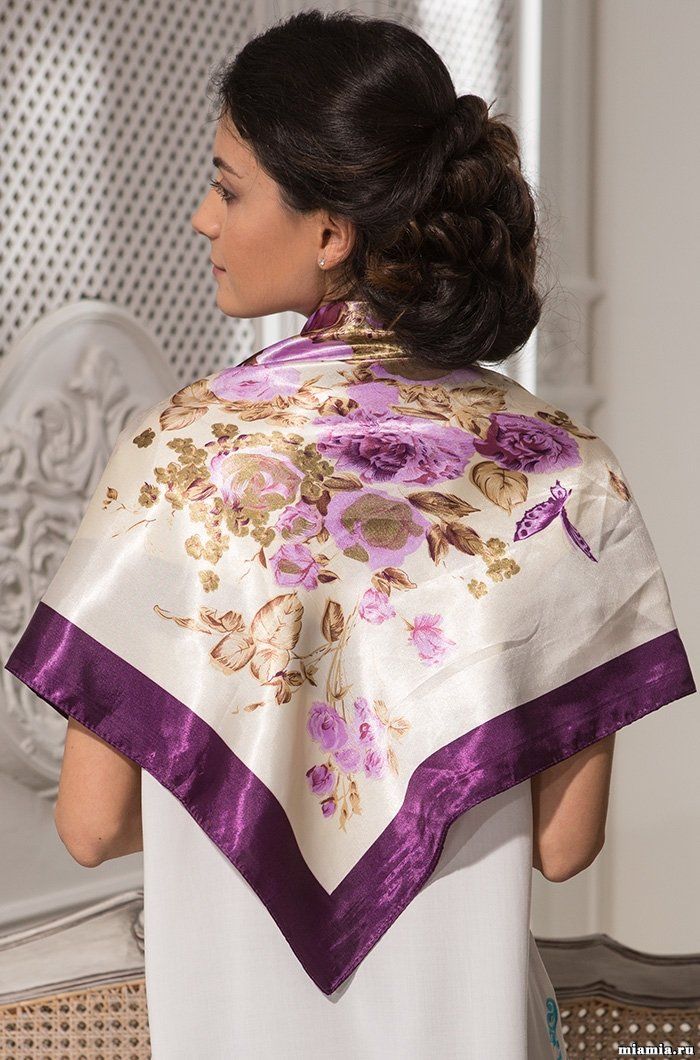 Стильный платок оптом шелк купить VivaDiva 1032_106