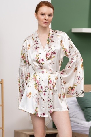 Укороченный запашной халат Mia-Amore 4624 "Vikki"
