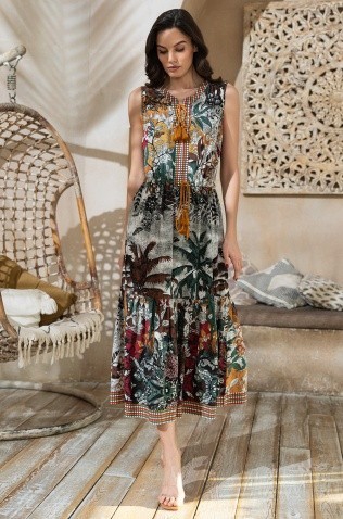 Длинный сарафан Mia-Amore 5348 "Palmetta"
