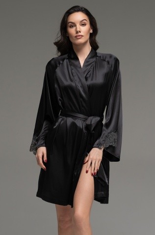 Короткий запашной халат Mia-Amore 4593 "Lilirose"