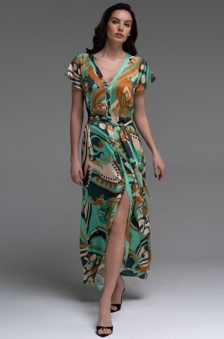 Длинный халат на пуговицах Mia-Amore 4561 "Capri"