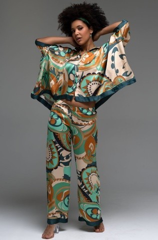 Комплект рубашка и брюки Mia-Amore 4566 "Capri"