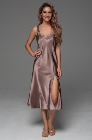 Длинная сорочка на широких бретелях Mia-Amore 4671 "Macciato"