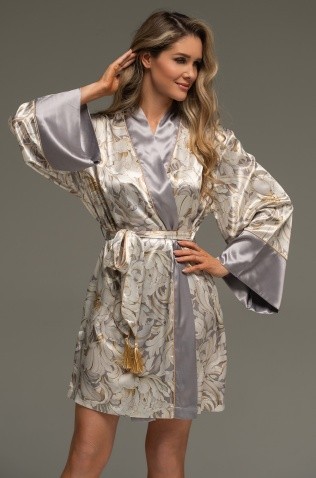 Короткий халат Mia-Amore 4583 "Eilin"