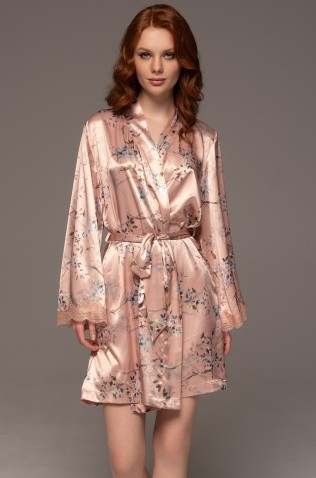 Короткий запашной халат Mia-Amore 4643 "Fiora"