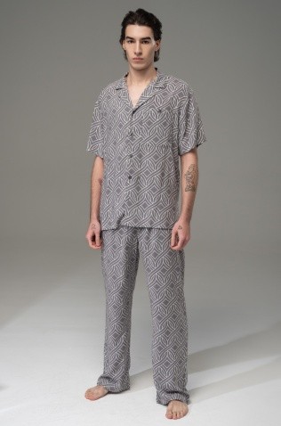 Мужской комплект рубашка и брюки Mia-Amore 5251 "Damask"