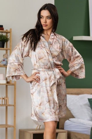 Короткий халат - кимоно Mia-Amore 4613 "Simfonia"