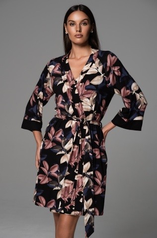 Короткий запашной халат Mia-Amore 5573 "Daiana"