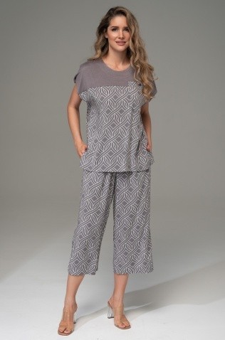 Комплект блузка и брюки Mia-Amore 5366 "Damask"