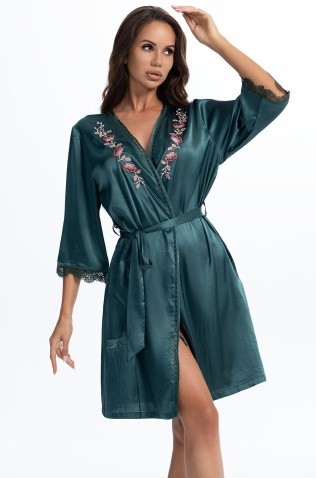 Короткий запашной халат Mia-Amore 3263 "Valensia"