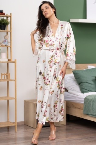 Длинный запашной халат Mia-Amore 4629 "Vikki"