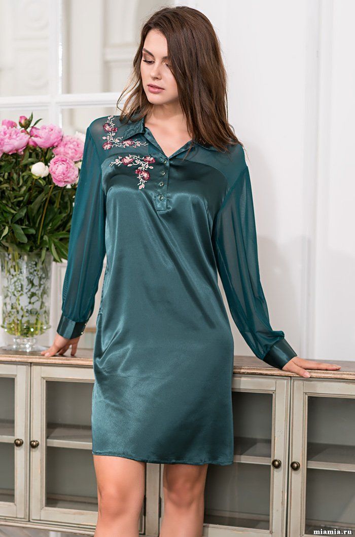 Платье-рубашка с длинным рукавом Mia-Amore 3267 "Valensia"