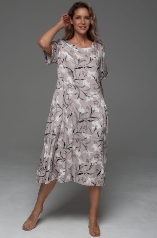 Домашнее платье с короткими рукавами Mia-Amore 5568 "Maila"