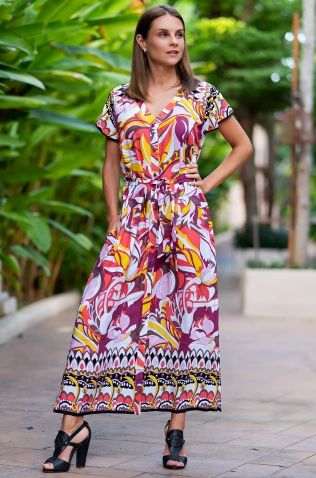 Длинное платье - рубашка Mia-Amore 1485 "Bahama"